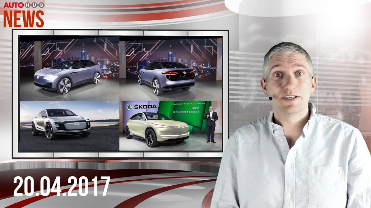 AUTOHUB NEWS: Audi e-tron Sportback | Skoda VISION E | Volkswagen I.D. CROZZ | Shanghai 2017