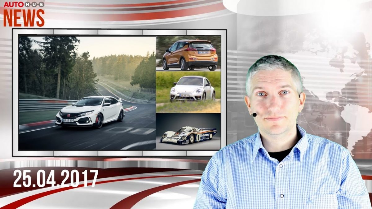 AUTOHUB NEWS: VW Beetle Ende? – Honda Civic Type R Rekord – Opel Ampera-E Fahrbericht