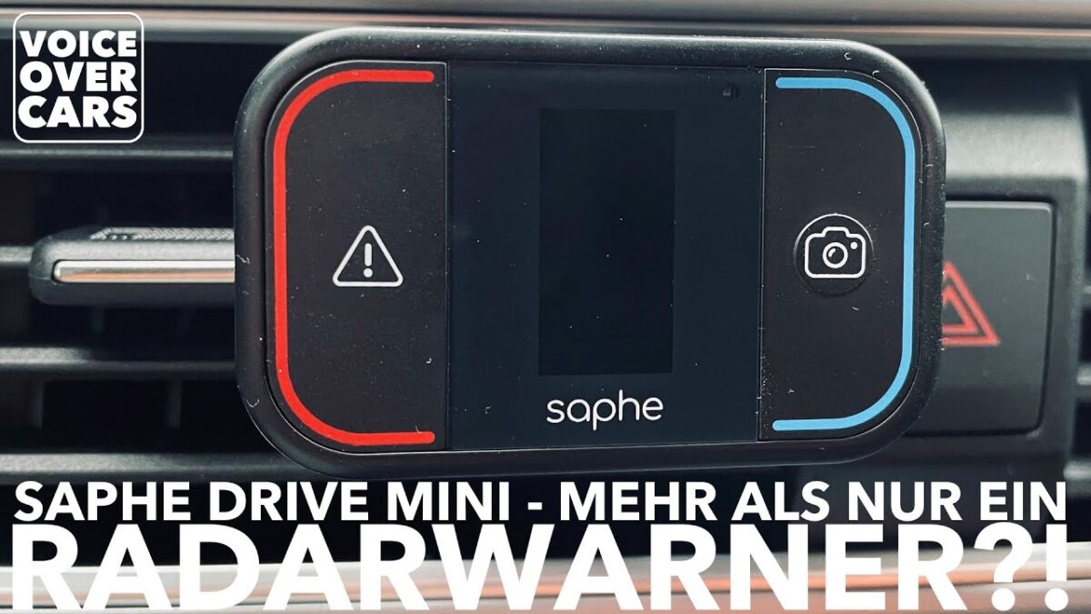 Saphe Drive Mini | Radarwarner erlaubt ? Car 2 X Kommunikation zum Nachrüsten | DAS gehört ins Auto